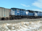 MRL 4308 SD70ACe acting as the lead helper behind coal drag